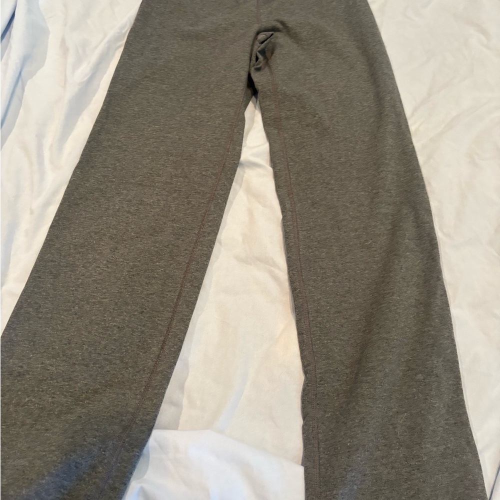 Danskin Now Gray Leggings Soft Knit Athletic Wear
